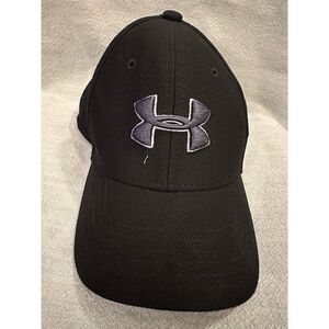 Under Armour Youth Black Stretch Fit Cap Size S/M Unisex Kids